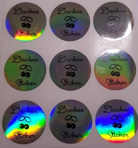 48pcs 30mm Round Laser Personalised Name Stickers, Name Labels, Waterproof - Picture 1 of 7