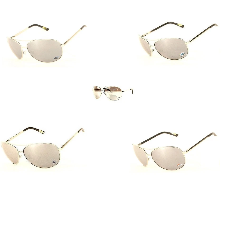 GAFAS DE SOL NFL AVIATOR PLATA ESPEJO - LICENCIA NFL - EQUIPOS SURTIDOS Foto 1 de 1