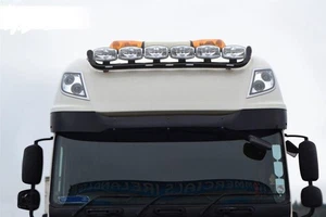 Barra de techo negra B + LED empotrados + punto rectangular para adaptarse a Mitsubishi Fuso súper genial - Imagen 1 de 7