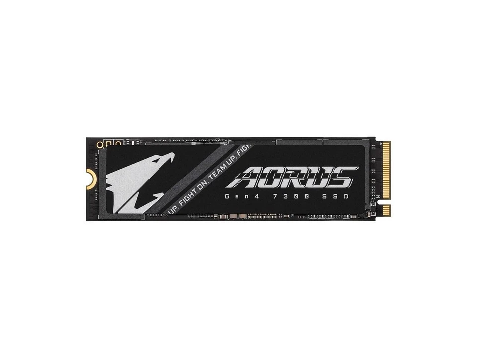 GIGABYTE AORUS Gen4 7300 SSD 2TB (w/o heat spreader) PCIe 4.0 NVMe M.2 Internal - Image 1 of 4