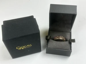 Clogau Gold Welsh Ring 9ct .375  Rose & Yellow Gold UK Size Q Ship Worldwide - Picture 1 of 15