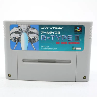 R TYPE III Nintendo Super Famicom Cartridge ONLY Japan Import F/S FedEx DHL - Image 1 of 3