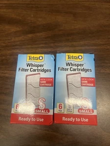 2 Pieces Tetra Whisper Filter Cartridges, Size Small, 6 Pack, Ready to Use,19550 - Picture 1 of 8