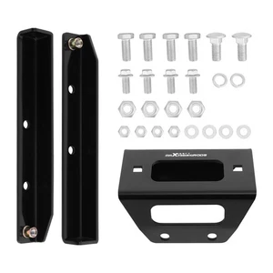 Heavy-Duty Steel UTV Winch Mounting Bracket for Polaris RZR 570 800 800-S RZR4 - Picture 1 of 17