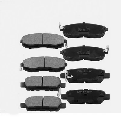 Front And Rear Ceramic Brake Pads for 2007 2008 2009 - 2013 Nissan Altima NJ - Image 1 of 4