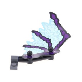 1X Lego Plastic Wing NEXO KNIGHTS Purple Right Bracket 70351 6171832 29053