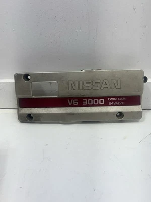 1990-1996 Nissan 300ZX Z32 OEM tampa do motor V6 3000 TWIN-CAM 24 VÁLVULAS - Imagem 1 de 4