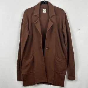 Cárdigan suéter de algodón We The Free para mujer con cuello, bolsillos, óxido talla XS (472 - Imagen 1 de 8