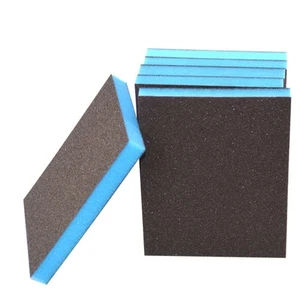 5pz Tamponi in Spugna Levigatrice Flessibile Doppia Faccia per Lucidatura a Bagn - Picture 1 of 10