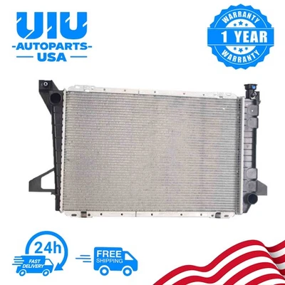 894 Aluminium Radiator for 1986-97 Ford F-150 1987-96 F-250 F-350 Bronco Taurus - Image 1 of 4