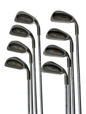PING Eye 2 Orange Dot 3-PW Irons Set ZZ Lite Steel RH 8 Golf Clubs Karsten USA - Image 1 of 4