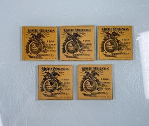 5 Stück New York Standard Watch Co. Größe 16 Taschenuhr Haarfedern (12) 60 Stück insgesamt - Bild 1 von 7