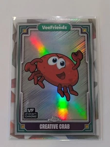 Topps Chrome VeeFriends Silver Holo Refractor Creative Crab - Picture 1 of 2