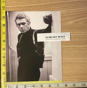 Steve McQueen In Bullitt Movie 1968  Scene Black & White Book Photograph - Picture 1 of 1