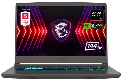 MSI - THIN A15 15.6" 144Hz FHD Gaming Laptop - AMD R5-7535HS - GeForce RTX 40... - Image 1 of 4