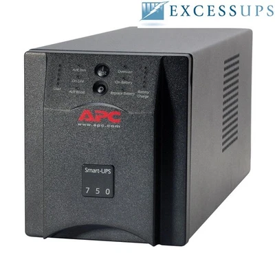 APC Smart-UPS 750VA 500W Tower 120V USB & Serial Tower, SUA750 - Refurbished - Image 1 of 3