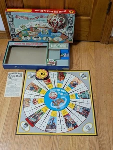 1957 AROUND THE WORLD IN 80 DAYS BOARD GAME BY TRANSOGRAM - 100% COMPLETE - Picture 1 of 9