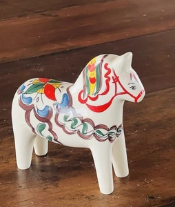 Vintage Scandia Dalapferd Volkskunst Figur  - Bild 1 von 5