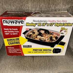 Nuwave Medly XL 16"x12" Digital Skillet 6.5 Quart Capacity #31825 - Picture 1 of 5