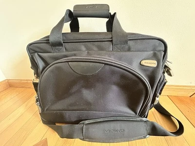 Blk DAKOTA By TUMI Ballistic Nylon Expandable Carry-On Duffle Luggage Travel Bag - Image 1 of 4