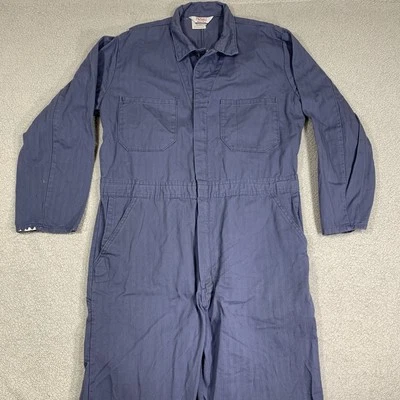 Vintage Walls Master Made Workwear Blue Coveralls Carpenter Mechanic 44 Reg - Image 1 of 4