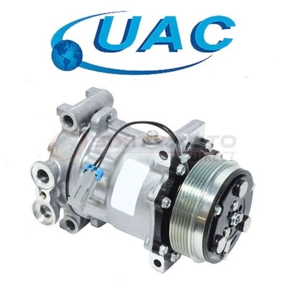 UAC AC Compressor for 2001-2002 GMC Sierra 1500 4.3L V6 - Heating Air hl Foto 1 de 4
