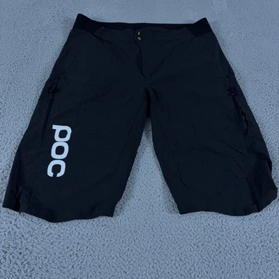 Pantalones Cortos POC Hombres XL Negro Carga Bicicleta de Montaña 13" MTB Largo Senderismo Guardian Air Foto 1 de 4