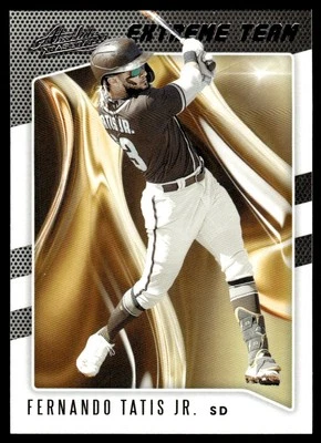2021 Panini Absolute Extreme Team Fernando Tatis Jr. San Diego Padres #ET-9 - Image 1 of 2