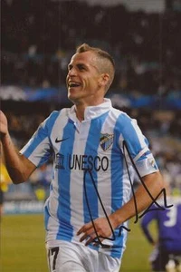 MALAGA: DUDA SIGNED 6x4 ACTION PHOTO+COA - Picture 1 of 1