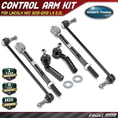 6 件前侧稳定杆链接和领带杆端适用于林肯 MKC 2015 - 2019 2.0L — 第 1/4 张图片