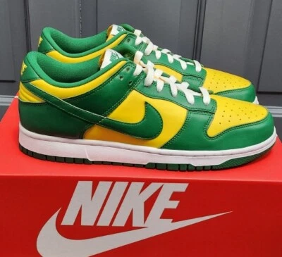 Nike Dunk Low SP Brasil 2020/2024 Verde Amarillo | Hombre Talla 12 | ✅️ ¡Envío RÁPIDO! Foto 1 de 4