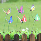  10 Pcs Patio Stakes Garden Art Artificial Butterflies Mori Department