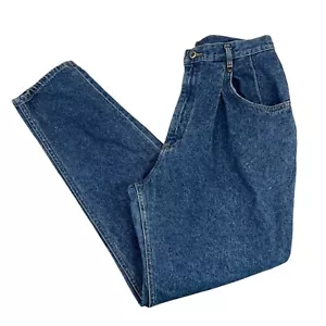 LEE Women's High-Waisted Tapered Leg Jeans Size 16 Long 80s 90s Y2K VTG - Picture 1 of 6