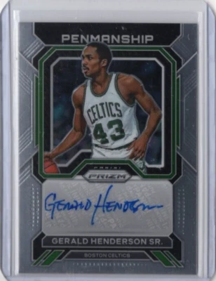 Tarjeta GERALD HENDERSON SR. NBA Celtics 2022-23 Panini Prizm Auto #PNM-GHE Foto 1 de 2