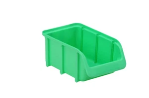 24x HÜNERSDORFF Sichtlagerkiste Lagerkiste Kiste Box GR. 2 - 164x102x74 mm  GRÜN - Bild 1 von 1