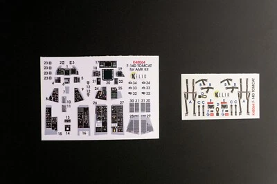 F-14D  Tomcat  interior 3D decals for AMK kit 1/48 Kelik K48064 - Image 1 of 4
