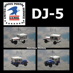 1971 Postal Delivery Jeep DJ-5 Custom Christmas Ornament Adorno DJ5 Truck LLV - Picture 1 of 22