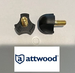 OEM Attwood Pontoon Bimini Nav Light Knob 001003167 + Washer 001003166 - Bild 1 von 4