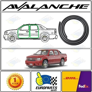 2007-2013 Chevrolet Avalanche GMT900 Door Rubber Seal 4-Piece Weatherstrip Set - Picture 1 of 11