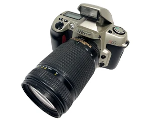 Nikon N60 35mm SLR Film Camera w/ 70-300mm ED AF NIKKOR Lens TESTED READ - Picture 1 of 21