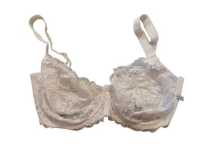 Sujetador Be Yourself LT2236 UK 34E Blanco Con Aros Correa Normal Sexy Encaje Copa Completa - Imagen 1 de 3