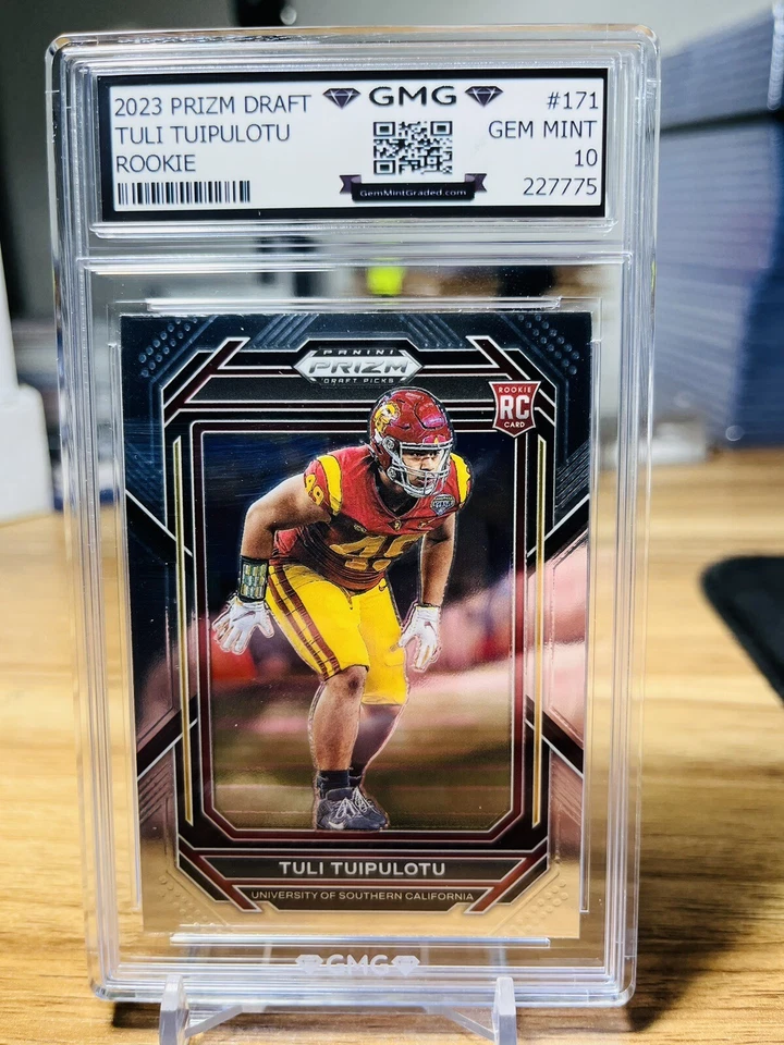 2023 Prizm Draft Tuli Tuipulotu Rookie #171 GMG Graded 10 Gem Mint 💎 RC - Image 1 of 1