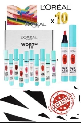 L'OREAL MAGIC MANI Smalti  penna  retouch&goLinea completa 10 x smalti penna - Imagen 1 de 3