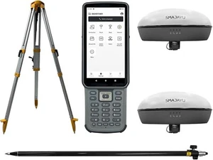 RTK GPS PPK GNSS Survey Equipment with Triple FrequencyBaseRoverPoleTripod SMA20 - Picture 1 of 16
