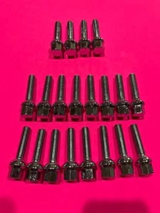 20PC CHROME 12 X 1.25 BALL SEAT LUG BOLTS 46MM SHANK FIT MERCEDES WHEEL - Picture 1 of 1