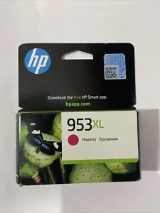 Genuine Original HP 953XL Magenta F6U17A Printer Ink Cartridge 2020 - No Box - Picture 1 of 2