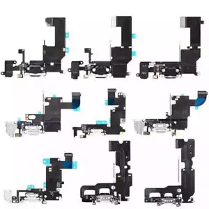 Charging Port Charger Connector Dock Flex Cable For Apple iPhone 5 6 6S 7 8 Plus - Picture 1 of 8