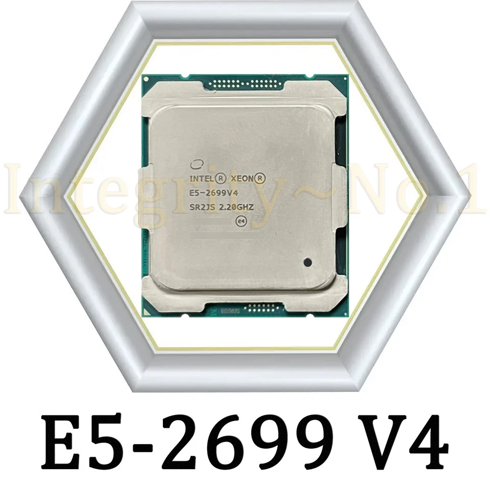 Intel Xeon E5-2699 V4 SR2JS 2.20GHz 22-Core 55MB 145W LGA2011-3 CPU Processor - Image 1 of 1