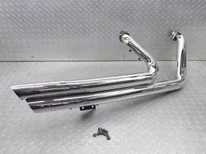2005 Harley Heritage Softail Classic FLSTC Python Exhaust Muffler Header Pipe - Picture 1 of 16