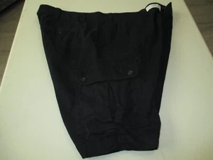 Mens black cargo shorts The Foundry supply co size 48 - Picture 1 of 2